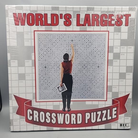 World's Largest Crossword Puzzle - Brand New Summer Project 42.25 Square Feet - Picture 1 of 11